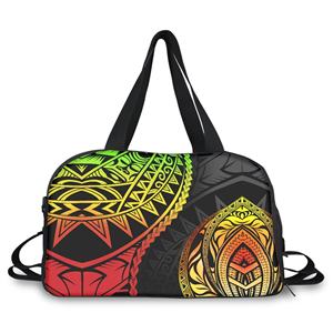 Impression de logo personnalisé Polynésie Sac à bagages de grande capacité Sac fourre-tout à sublimation pour le sport Sac à bagages de <span class=keywords><strong>voyage</strong></span> vierge - Product Image 2