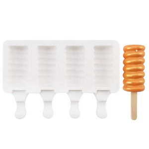 Moules à sucettes glacées en silicone, moule à glace réutilisable, outil facile pour la fabrication de sucettes glacées, moule à crème glacée en silicone de qualité alimentaire - Product Image 2