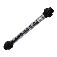 Tuyau de mélange DN15 Tube de mélange de liquide de gaz doublé de PTFE Mélangeur statique d'eau à l'ozone Buse de tube Mélangeur statique à haute pression d'eau O3