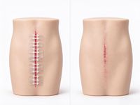 Dispositif de fermeture cutanée réglable sans suture, bande adhésive médicale sans aiguille avec languette de traction pour incision chirurgicale hospitalière