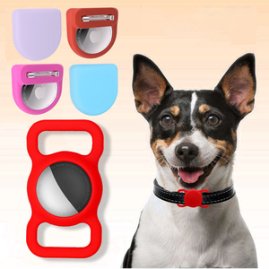 Bán Buôn Airtag Silicone GPS Tay Áo Con Chó Mèo Chuông Cổ Áo Vật Nuôi Cổ Áo Silicone Trường Hợp Bow Pet Cổ Áo Tracker Bìa - Product Image 4