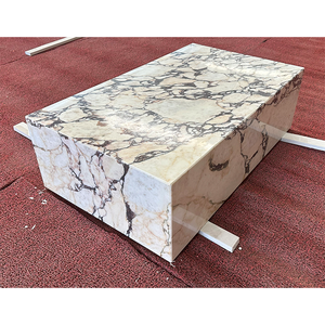 Lussuoso <span class=keywords><strong>tavolino</strong></span> in marmo viola Calacatta <span class=keywords><strong>tavolino</strong></span> da caffè di design - Product Image 3
