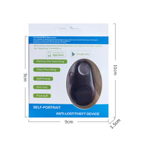 Traceur Bluetooth Anti-Diffusion pour Animaux Perdus, Localisateur en Forme de Goutte d'Eau, Positionnement Bidirectionnel Anti-Perte, Alarme Antivol