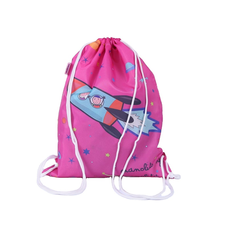 Custom 420D Polyester Waterproof Drawstring Backpack