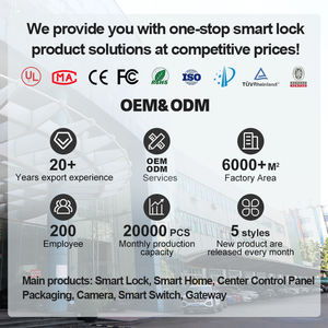 Tuya House Smart Lock <span class=keywords><strong>Verrouillage</strong></span> <span class=keywords><strong>automatique</strong></span> des portes Option de priorité manuelle Cerradura Inteligente pour hôtels TTLOCK Données de la carte mémoire - Product Image 5