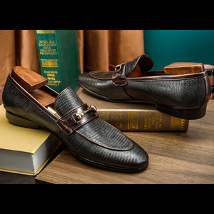 Meilleurs Mocassins Homme en Cuir Véritable à Lacets pour le Bureau et les Occasions Formelles, à Bout Pointu, pour le Printemps et l'Été - Product Image 3