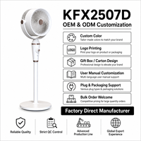 Ventilateur industriel à commande vocale avec logo personnalisé pour toute la maison, idéal pour la chambre à coucher, avec trépied flexible