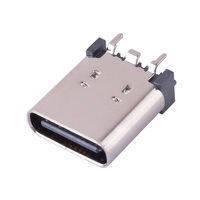Connecteur femelle USB-C 14P vertical SMD 10 mm, port de charge rapide PD USB 3.1 5 Gbit/s à montage supérieur pour appareils intelligents IoT et audio