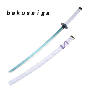 Espada de Madera para <span class=keywords><strong>Cosplay</strong></span> de Anime Japonés, Tasaka, Diente Roto de Hierro, Arma Bakusaiga, Cuchillo de Madera - Product Image 2