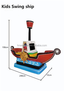 Nouveau <span class=keywords><strong>bateau</strong></span> <span class=keywords><strong>pirate</strong></span> 2 places Kiddie Ride Machine d'amusement de <span class=keywords><strong>jeu</strong></span> vidéo d'intérieur à pièces avec centre commercial vidéo interactif 220v - Product Image 2