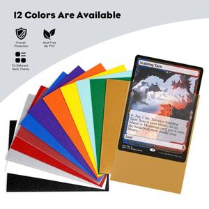 Fundas Protectoras para Tarjetas de Magia, Texturizadas Mate Premium, 300 Unidades, Color Naranja - Product Image 3