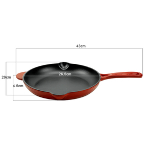 Venta superior antiadherente salud esmalte verde sartén de <span class=keywords><strong>hierro</strong></span> <span class=keywords><strong>fundido</strong></span> Cocina - Product Image 6