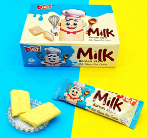 Caramelle all'ingrosso personalizzate Private Label delizioso riso coreano biscotti croccanti a basso contenuto calorico Cracker Halal sano <span class=keywords><strong>Snack</strong></span> OEM/ODM - Product Image 1