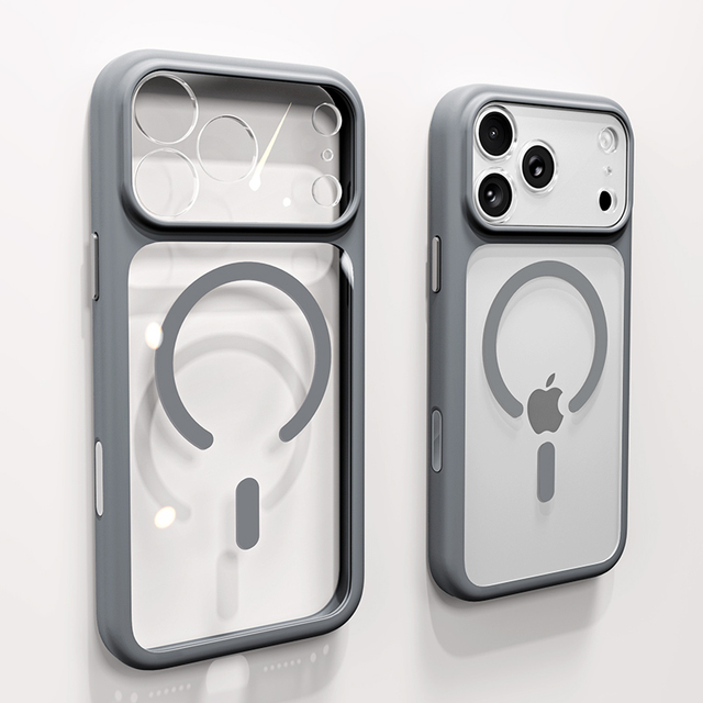2025 New 2-in-1 for 17 Pro Max Case AI Button N52 Magnet 25W Qi2.2 Wireless Charging MIL-STD Shockproof Air Cushion Lens Plus