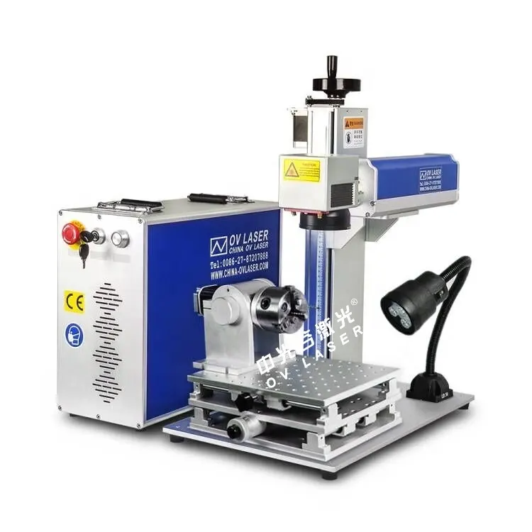 Free Optic Metal Cutting Zippo Lighters Fiber Laser Marking Machine For Metals And Non-Metals
