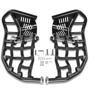 Nerf Bars Heel Guard Pro Peg Par Negro para Honda TRX 450R 450ER Sportrax <span class=keywords><strong>450</strong></span> - Product Image 1