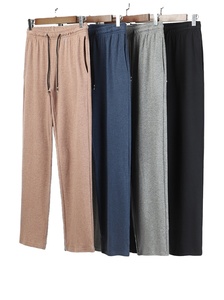 Pantalones de chándal de algodón puro 100% de alta calidad, pantalones de talla grande para hombre - Product Image 2