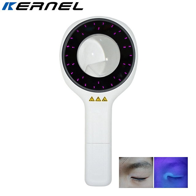 2021 Newest Skin Dermatoscope / Medical Portable One Key Start Skin Analyzer Woods Lamp Skin Analysis