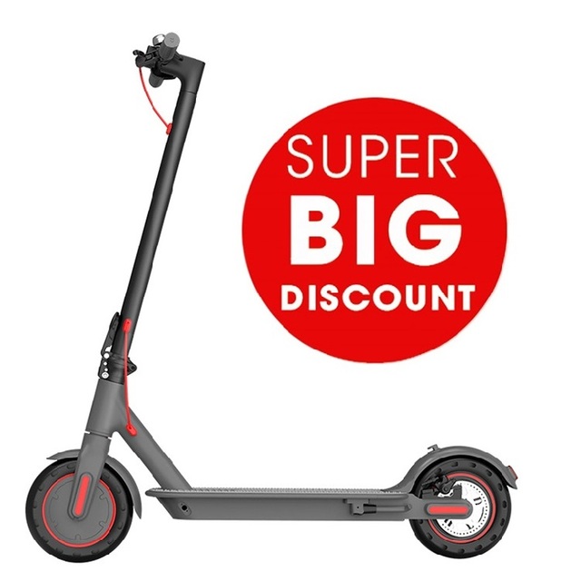 IX4 Electric Scooter 10Ah 350W 8.5 Inch Anti-skid Off Road Pneumatic Tire Kick Scooter 30km Range