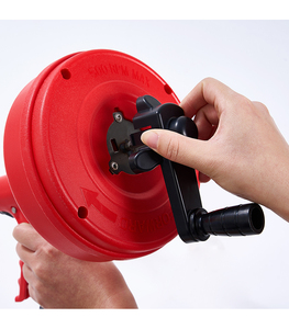 Sturalavandini di Alta Qualità 5m, Spirale per Idraulica, Rimuovi-Intasamenti per Capelli, Accessorio per Trapano, Strumento per Pulizia di Docce, Lavandini, WC e Fognature - Product Image 1