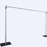 Système de toile de fond portable pour événements, salons professionnels et décoration d'expositions