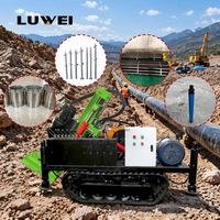 Foreuse DTH portable robuste pour puits d'eau, machine de forage à marteau DTH pour roches dures