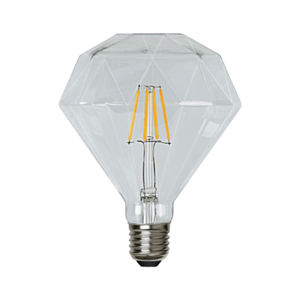 Lampe à filament LED transparente en forme de losange plat B22 E27 grande et petite <span class=keywords><strong>ampoule</strong></span> décorative à bouche à vis - Product Image 1