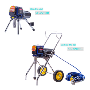 Machine de pulvérisation électrique haute pression sans air, pompe à piston, <span class=keywords><strong>pulvérisateur</strong></span> de peinture au latex, outils de pulvérisation de peinture murale, pistolet de pulvérisation, applicateur de peinture - Product Image 2
