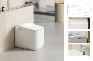 <span class=keywords><strong>WC</strong></span> Intelligente YIDA con Sensore Touchless, <span class=keywords><strong>Coperchio</strong></span> a Chiusura Morbida per Bagni di Lusso e Ville, Display LED, Deodorizzazione Automatica - Product Image 6