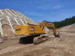 Prix bon marché d'usine Pelle diesel hydraulique originale de marque chinoise SANY 375H avec un excellent état de fonctionnement à vendre - Product Image 3