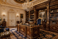Service professionnel de conception 3D de toute la maison, solution personnalisée pour une maison de luxe, pour une villa royale française