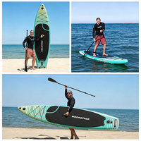 Planche de paddle gonflable personnalisée 335x81x15cm en PVC tout usage avec pont en EVA Drop Stitch pour débutants et avancés, pompe et pagaie incluses