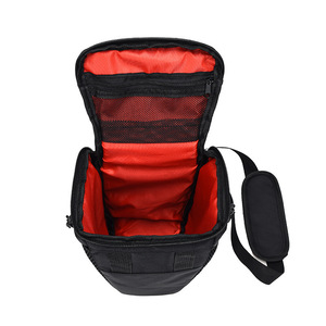 Bolsa de cámara triangular de nailon negra, impermeable, para cámara de hombro, para <span class=keywords><strong>Canon</strong></span>, Nikon, Sony, Micro Single, DSLR, equipo fotográfico - Product Image 4