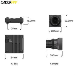 Caddx Infra serisi V2 AI kamera 1500TVL 2.8mm plastik Lens 16:9/4:<span class=keywords><strong>3</strong></span> NTSC/PAL değiştirilebilir yedek Lens kamera FPV Drone için - Product Image 6