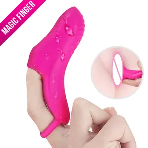 Elektronik uzaktan kumanda G Spot Mini parmak kol vibratör masaj aleti yetişkin kadın için seks oyuncak