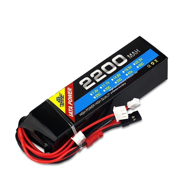 IATA Model Aircraft Drone RC Remote Control Car Toy with Easy Operation 2200MAH 11.1V 3S 8C 11.1V 3S 8C Lithium Ion Battery Pack