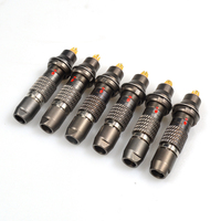 Connecteur électrique droit série LGG FGG 00B-03B B, 2-32 broches, mâle et femelle, à poussoir-tirant avec pince à fil