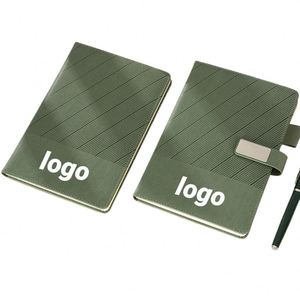 Personalized Twill Pattern Notebook with Magnetic Closure Custom Logo for Business Office Supplies Gift - Product Image 1
