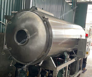 เครื่องทำแห้งแบบแช่เยือกแข็งสุญญากาศ PLC สแตนเลสใหม่ รุ่น WHFD-100 พร้อมมอเตอร์ทำความร้อนด้วยไอน้ำ รับประกัน 1 ปี อายุการใช้งานยาวนาน - Product Image 2