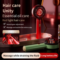 Masajeador Eléctrico Portátil para Cabeza OEM Más Vendido con Función Musical, Luz de Colores y Pulverizador Hidratante para el Cuidado del Cabello y Belleza