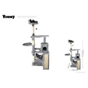 Yommy Cat Tree 158cm Four Tier With <b>Scratching</b> <b>Post</b> For Cats - Product Image 2