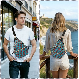 Sacs à bandoulière pour hommes, tendance, sport, décontractés, en polyester, imperméables, sacs messager, vente en gros, personnalisables - Product Image 6