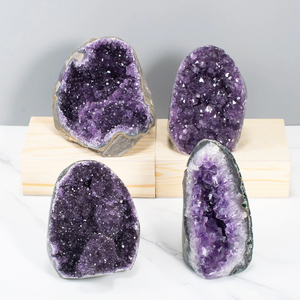 Pietra Naturale di <span class=keywords><strong>Ametista</strong></span>, Cristallo Geode, Cluster di Quarzo <span class=keywords><strong>Grezzo</strong></span> per Guarigione e Regalo - Product Image 1