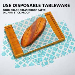 Papier d'emballage alimentaire personnalisé en gros, résistant à la graisse, avec revêtement PE pour le pain et les biscuits - Product Image 6