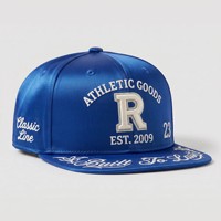 Gorra de Béisbol Clásica Vintage de Satén con Visera Plana, Logotipo R Bordado en 3D, EST 2009, Línea 23, Venta al Por Mayor