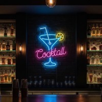 Enseignes néon LED personnalisées pour bière, lumières néon LED pour décoration murale, enseigne de bar à intensité variable avec publicité, décoration de chambre, fête, maison, lumière LED logo