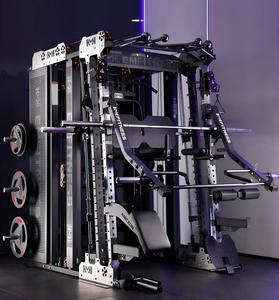 Máy Smith thương mại mới với lưu trữ | Thiết bị tập thể dục tại nhà đa chức năng với giá đỡ Squat tích hợp và chéo cáp - Product Image 2