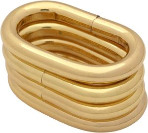 BIKICOCO Metal Oval Ring Buckle Loops Non Welded For Leather <b>Purse</b> Bags Handbag Straps Gold Pack Of - Product Image 4