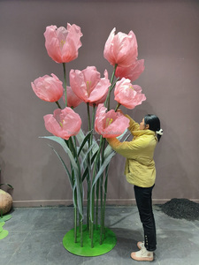 Rosas Gigantes Artificiales de <span class=keywords><strong>EVA</strong></span> Personalizadas, Decoración para Bodas y Fiestas, Paquete de Flores para Exhibición <span class=keywords><strong>en</strong></span> Tiendas - Product Image 2