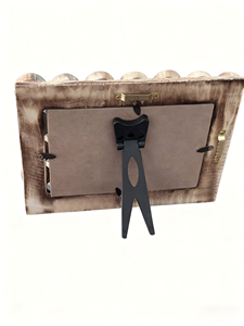 Индивидуальные фоторамки ручной работы из массива дерева с акриловым покрытием высокой четкости 4x6 и 5x7, настенные, с возможностью нанесения логотипа, образец - Product Image 4